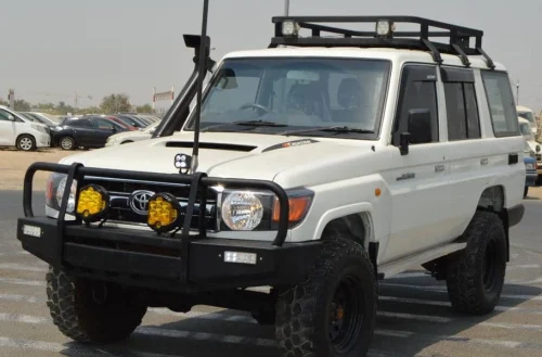 at Uganda car rentals, The Land Cruiser Hardtop car rental is built for challenging conditions and remote travel. Known for its durability and off-road strength, this vehicle is widely used for serious safari expeditions and travel in rugged terrain.